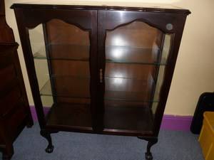 """" BALL AND CLAW DISPLAY CABINET """"