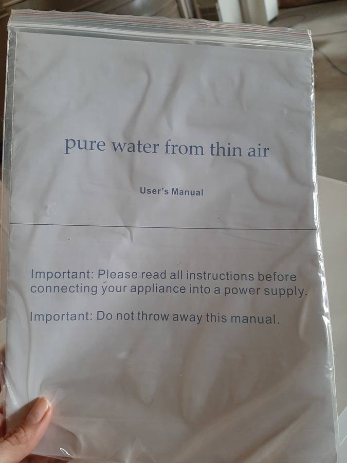 Atmospheric Water Generator Air to Water Dispenser 20L (BWT-A20)