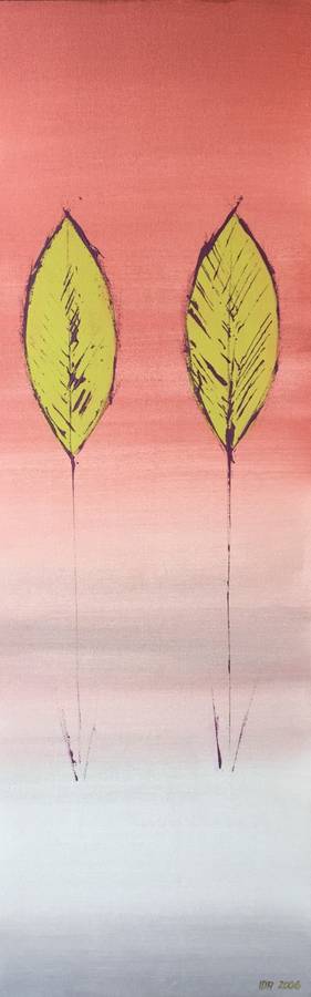 Abstract Acrylic on Canvas, stretched over frame