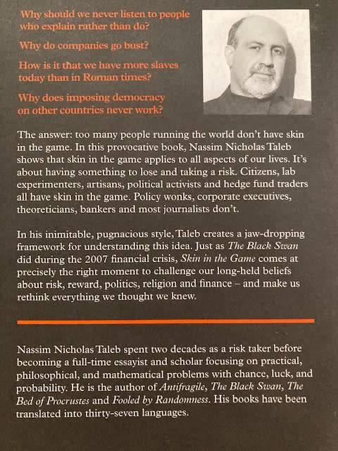 Skin in the Game by Nassim Taleb