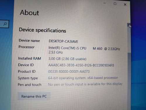 Refurbished HP Laptop ProBook 4520s Intel Core i5 CPU M460 CPU @2.53GHz - Office + Windows 10