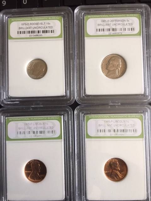 Lot of Graded USA Coins. Please see pics...