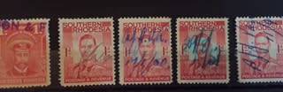 Sothern Rhodesia ¿ Rhodesia Revenue Stamps / Revenue Used Stamps Assortment