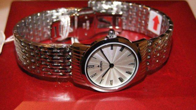 Authentic Ladies BUREN watch Saphire crystal