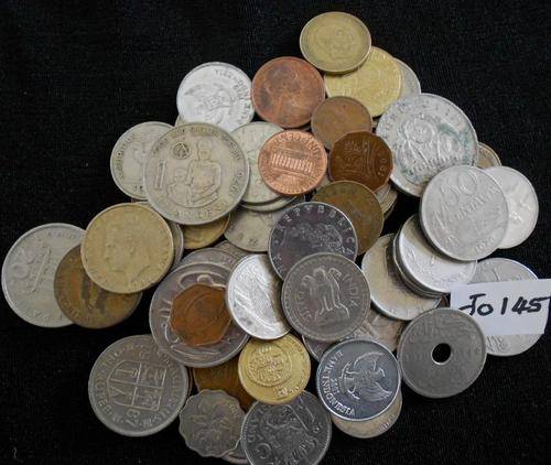 60 X MIXED WORLD COINS .  BID PER COIN TO TAKE THE LOT.