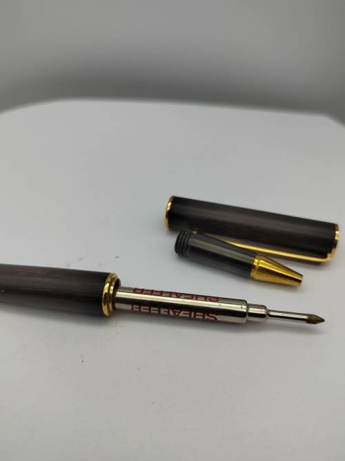 Vintage black and gold ballpoint pen