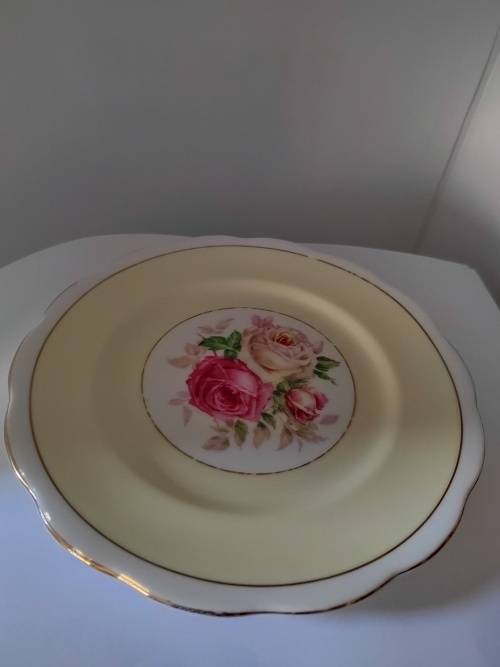 Vintage bone china saucer plate