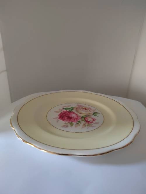 Vintage bone china saucer plate