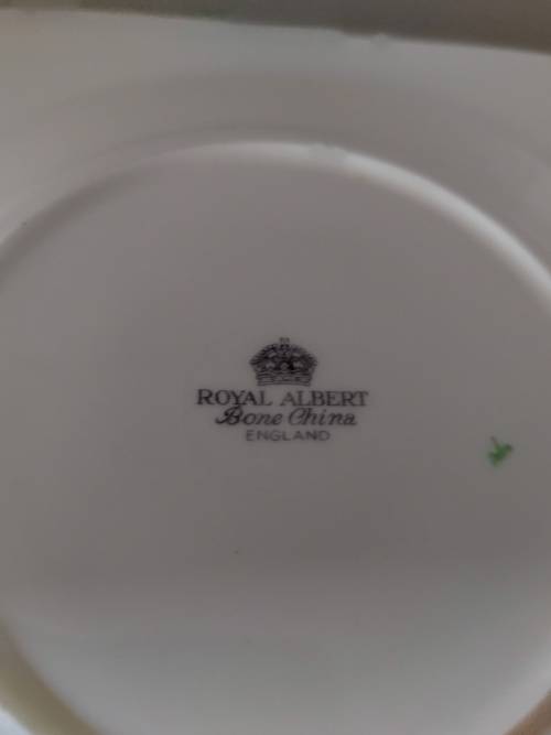 Vintage bone china saucer plate