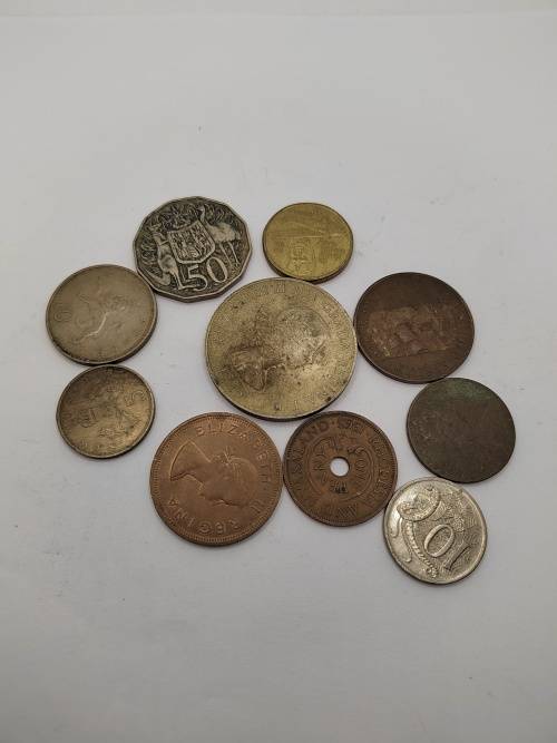 Vintage mixed lot of coins x 10 - see pics