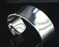 925 Sterling Silver Wide Cuff Bracelet