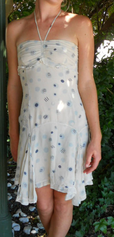 DKNY Jeans SILK Dress size XS to SMALL