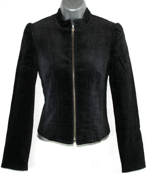 Naughty black corduroy jacket size 10-12
