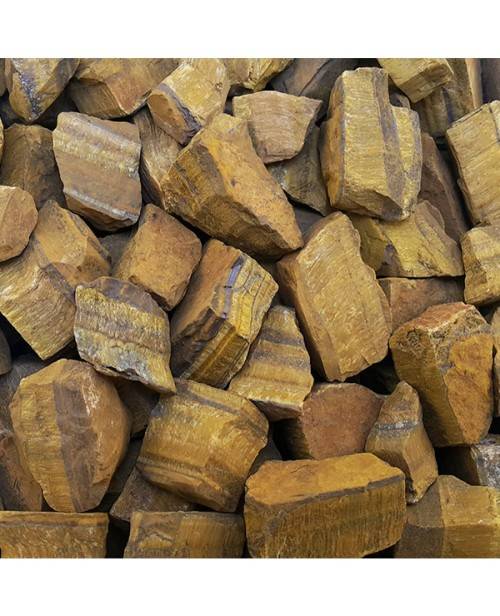 Gold Tigers Eye Rough 500GRAMS  Stability, Strength, Calming, Happiness