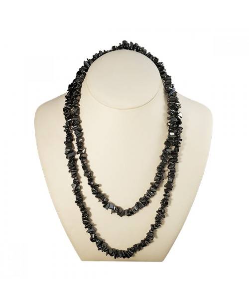 Haematite 36" Chip Necklace