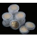 LOW START!MANDELA BIRTHDAY COINS ENCAPSULATED