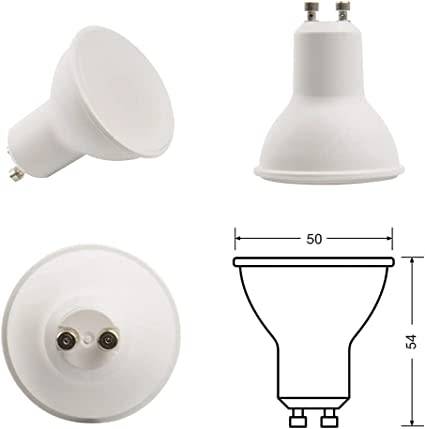 7W LED GU10 Rechargeable Load Shedding Downlight - Cool White