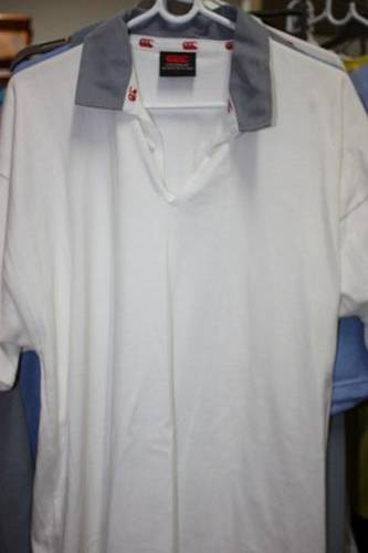 CANTERBURY RUGBY TRAINING JERSEY White and Grey 1 x L