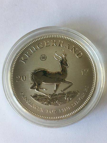 ### 2017 SILVER FINE 1 OUNCE KRUGERRANDS ### PREMIUM UNC ### LIMITED EDITION SA MINT!! R1 START! WOW