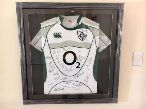 # 2009 IRELAND TRIPLE CROWN & GRAND SLAM CHAMPIONS # ALL ORIGINAL SIGNATURES # ONE OF A KIND # COA!!