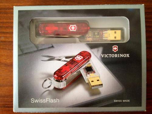 *** VICTORINOX- V4.6026.TG1 SWISS FLASH LIGHT 1GB FOR MUSIC AAA QUALITY COLLECTOR @@@R1 START!! #FSC