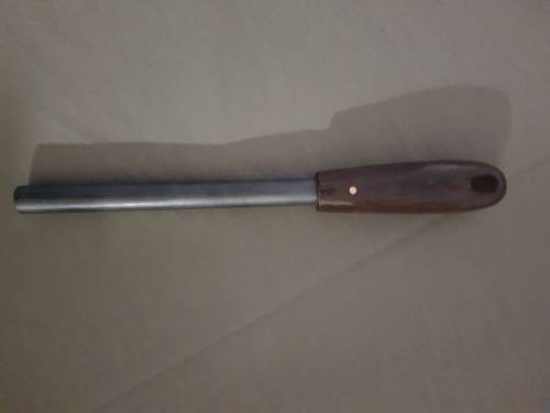 Custom made Dark Panga panga wooden handle ferrocerium rod 6 inch x 1/2 inch (150mm x 13mm)