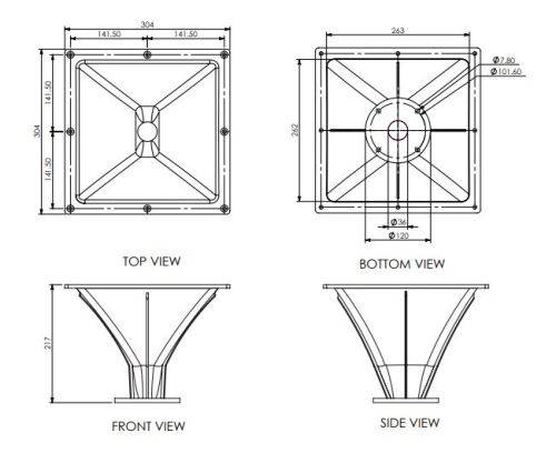 P Audio HORN FLARE PH305