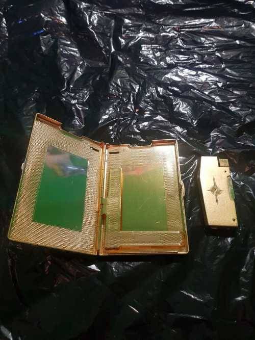 Vintage Cigarette Box with Lighter Courier R100