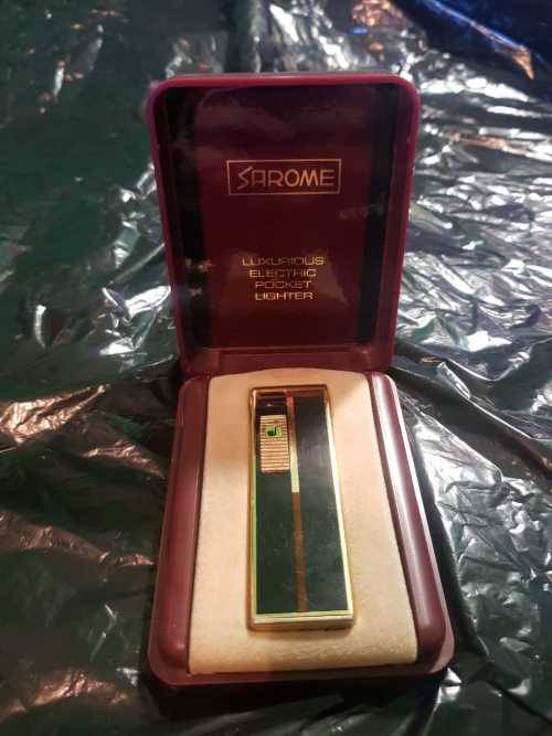 Vintage Sarome Lighter working in box Courier R100
