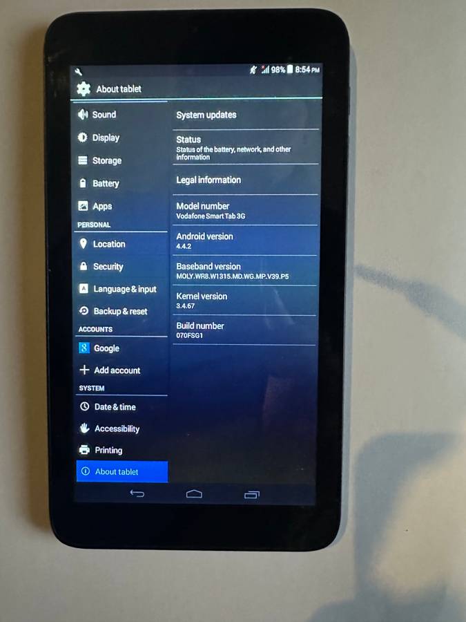 Vodafone Smart Tab 3G