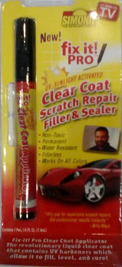 Fix-it! Pro - Clear Coat Scratch Repair Filler & Sealer