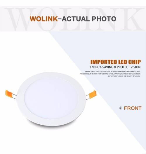 LED - Modern Design 6W Pure White Ceiling Panel Light & LED Power Driver Included, 220V