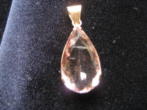 Ametrine Pear 15.30cts with 9ct Rose Gold setting