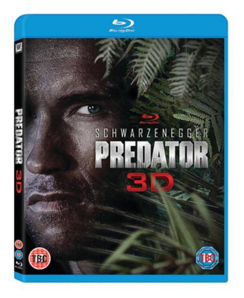 Predator in 3D Blue Ray