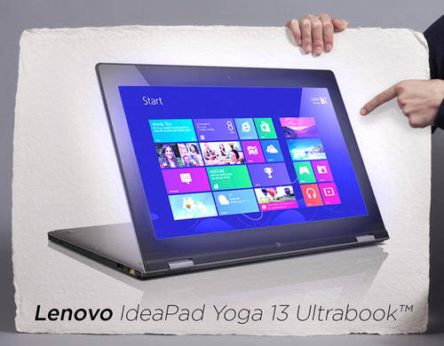 Demo Unit!Touchscreen Laptop-Tablet! Lenovo Yoga 13 Ultrabook Core i5, *Windows 8.1+128 SSD+4GB RAM*