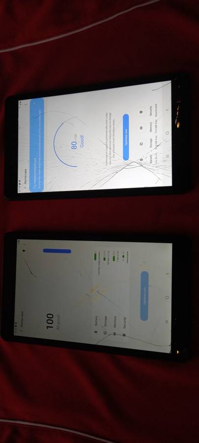 2 x Samsung Galaxy tab 8` Tablets (please read)