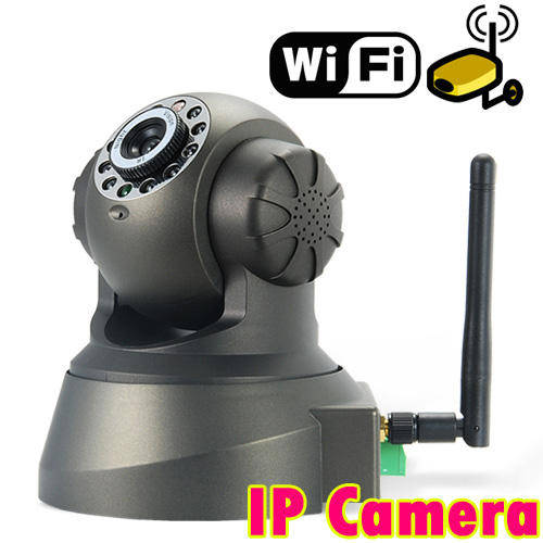 IP Surveillance Camera - Internet Accessing Via PC/Laptop/Cellphone Angle Control Motion Detector