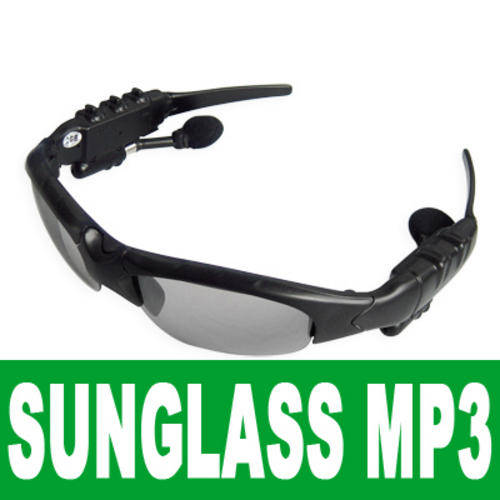 2GB Sunglass Mp3 Player-Wireless Music Anywhere, Any Time(Bluetooth model also avialable)