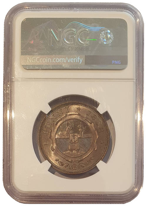 **Premium ZAR R1 Auction** 1892 1P MS64 BN