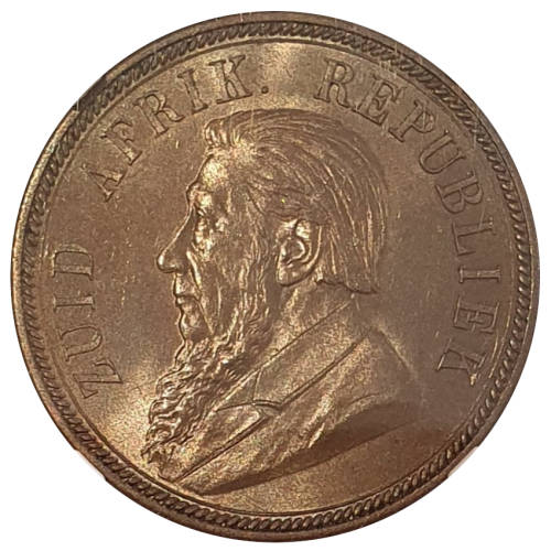 **Premium ZAR R1 Auction** 1892 1P MS64 BN