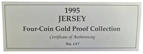 1995 Jersey Four-Coin Gold Proof Collection