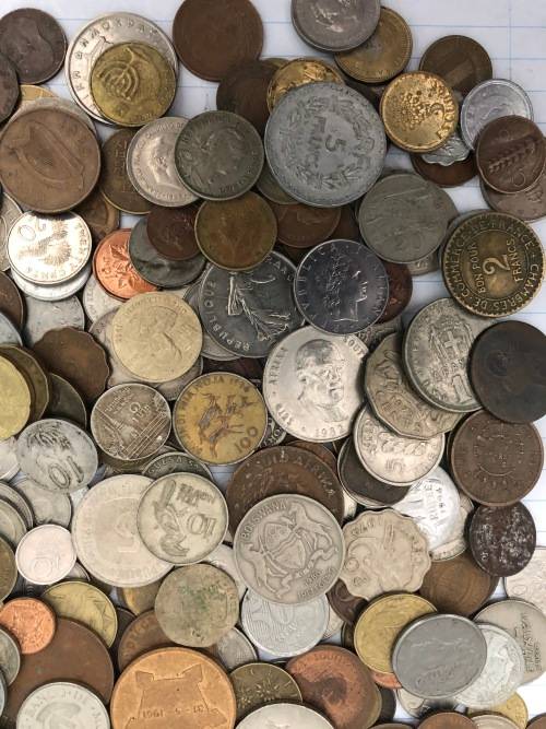 A Lot of 250 International Coins
