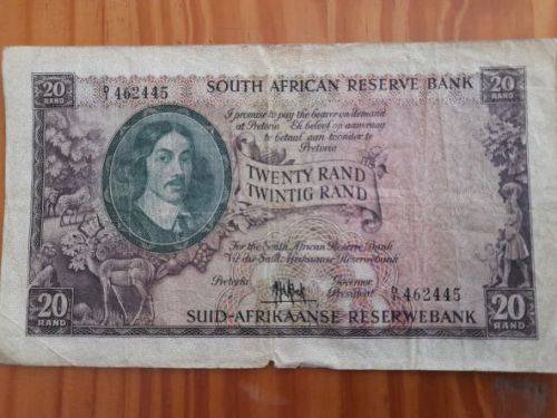 South African R20 bank note MHdeKok **Low starting bid