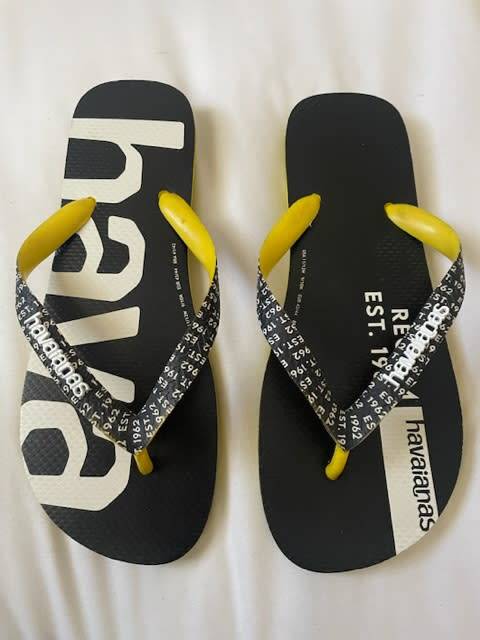Havaianas Top Logomania Midtech Citrus Yellow UK9/10