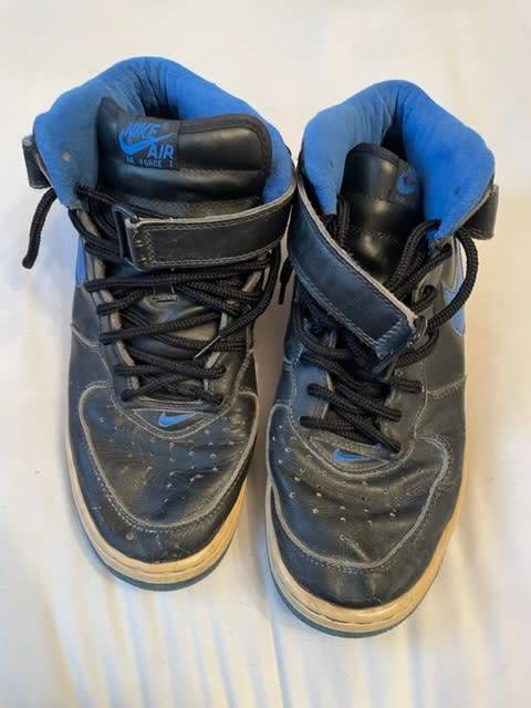 Nike Air Force 1 Mid 2000 Black Blue Spark UK11