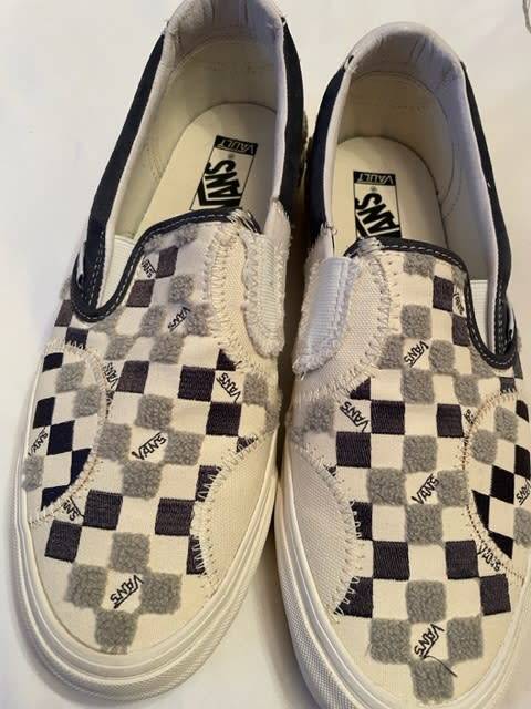 Vans Classic Slip-on (Embroidered Checker) UK9