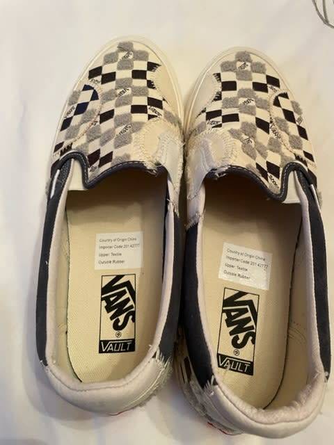 Vans Classic Slip-on (Embroidered Checker) UK9
