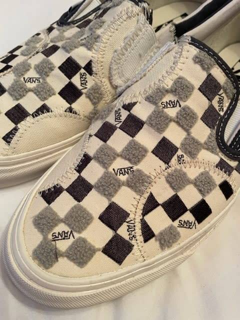 Vans Classic Slip-on (Embroidered Checker) UK9