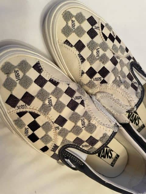 Vans Classic Slip-on (Embroidered Checker) UK9