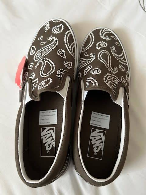 Vans Classic Slip-on (Peace Paisley) Grape Lea UK9